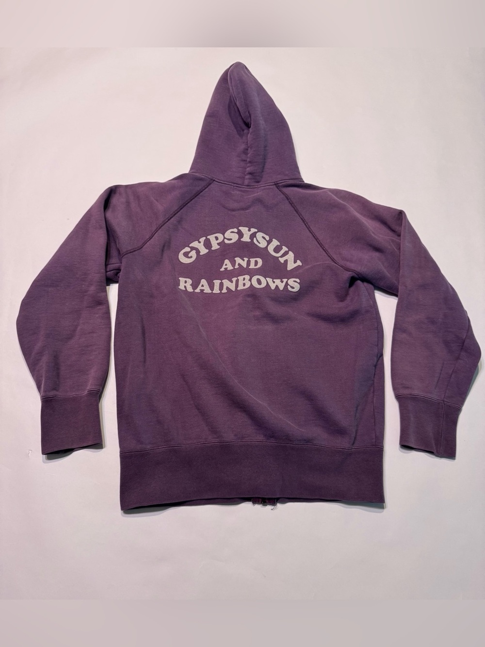 Hysteric Glamour  Zip Up Hoodie Purple Medium Gypsum And Rainbows READ